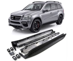 Boční nášlapy Mercedes Benz GL (X164) - černé
