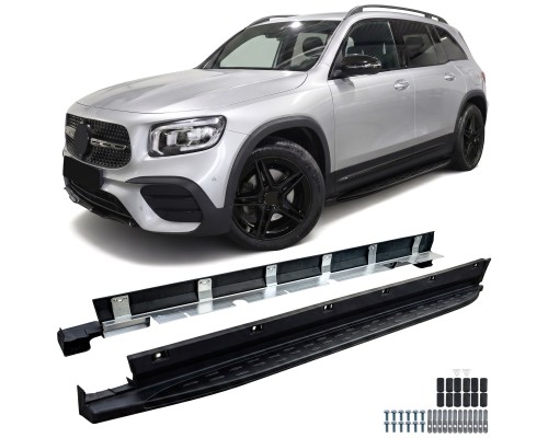 Boční nášlapy Mercedes Benz GLB 2019-2025 (X247) - černé