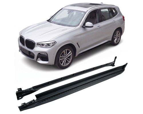 Boční nášlapy BMW X3 G01 (2018+) / BMW X4 G02 (2018+) - černé