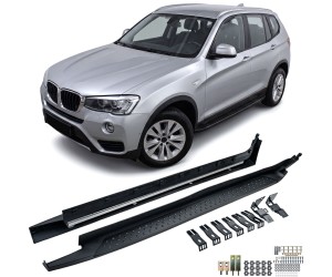 Boční nášlapy BMW X3 F25 (2011-2017) - černé