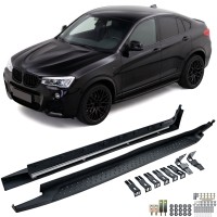 Boční nášlapy BMW X4 F26 (2014+) - černé