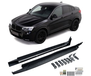 Boční nášlapy BMW X4 F26 (2014+) - černé