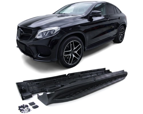 Boční nášlapy Mercedes Benz GLE Coupe C292 (2015-2019) - černé