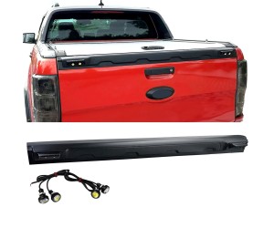 Ochranná lišta na hranu korby Ford Ranger T6/T7/T8 s LED osvětlením