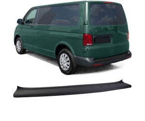 Plastová ochranná lišta kufru Volkswagen T5/T6/T6.1 (křídlové dveře) - černá matná