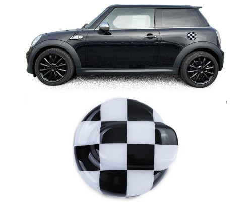 Krytka nádrže Mini One/Cooper R56/R57/R58/R59/R60 - šachovnice