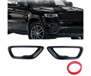 Rámečky mlhovek Jeep Grand Cherokee W2 (2018-2020) - černé lesklé