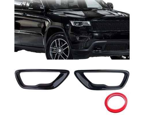 Rámečky mlhovek Jeep Grand Cherokee W2 (2018-2020) - černé lesklé