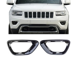 Rámečky mlhovek Jeep Grand Cherokee WK2 (2014-2017) - černé lesklé