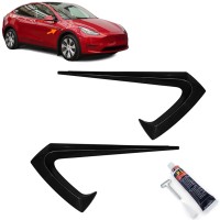 Rámeček boční kamery Tesla 3 (2017-2023) - černý lesklý