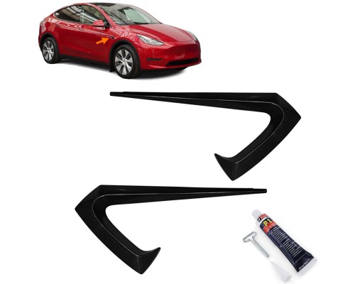 Rámeček boční kamery Tesla 3 (2017-2023) - černý lesklý