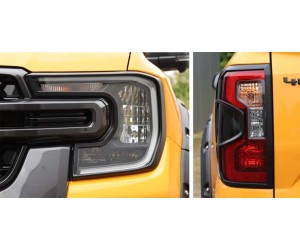 Offroad rámečky světel Ford Ranger T9 Wildtrak/Limited/Platinum (set 4 ks)