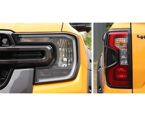 Offroad rámečky světel Ford Ranger T9 Wildtrak/Limited/Platinum (set 4 ks)