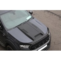 Nádech kapoty, plast přední kapoty Ford Ranger T7/T8 (2016-2022) – imitace vzhledu RAPTOR 