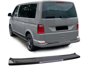 Plastová ochranná lišta kufru Volkswagen T5/T6/T6.1 (výklopné dveře) - vzhled karbon