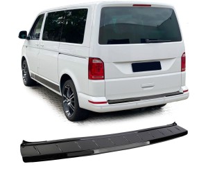 Plastová ochranná lišta kufru Volkswagen T5/T6/T6.1 (výklopné dveře) - černá lesklá