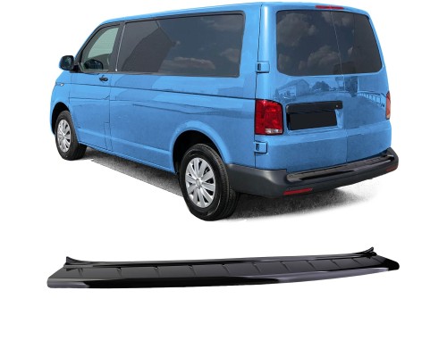 Plastová ochranná lišta kufru Volkswagen T5/T6/T6.1 (křídlové dveře) - černá lesklá