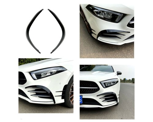 Sportovní spoilery Mercedes A W177 (aero flaps) černé lesklé