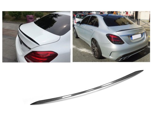 Zadní křídlo, spoiler Mercedes Benz C (W205 sedan) - vzhled carbon