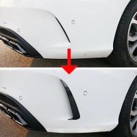 Spoilery do zadního nárazníku Mercedes Benz C W205 (2018-2021) - vzhled carbon