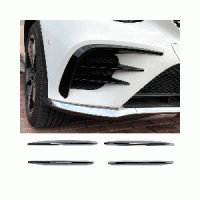 Spoilery do předního nárazníku Mercedes Benz GLC (C253/X253) – černé lesklé (4 ks)