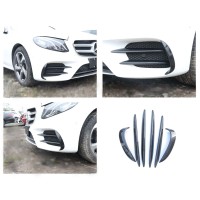Aero flaps Mercedes Benz E AMG line (2017-2020) - vzhled carbon (6 ks)