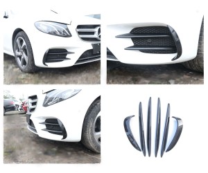 Aero flaps Mercedes Benz E AMG line (2017-2020) - vzhled carbon (6 ks)