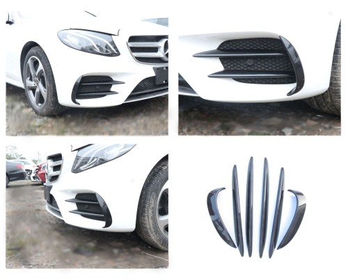 Aero flaps Mercedes Benz E AMG line (2017-2020) - vzhled carbon (6 ks)