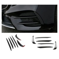 Aero flaps Mercedes Benz E AMG line (2017-2020) - černé lesklé (6 ks)