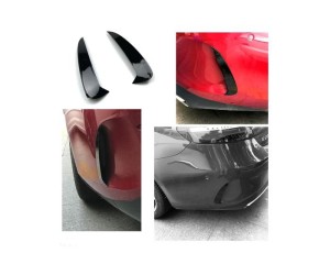Spoilery do zadního nárazníku Mercedes Benz E C238/A238 (aero flaps) - černý lesklý