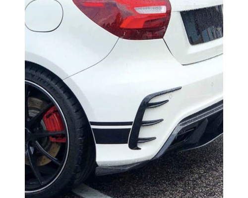 Spoilery do zadního nárazníku Mercedes Benz A W176 (aero flaps žebra)