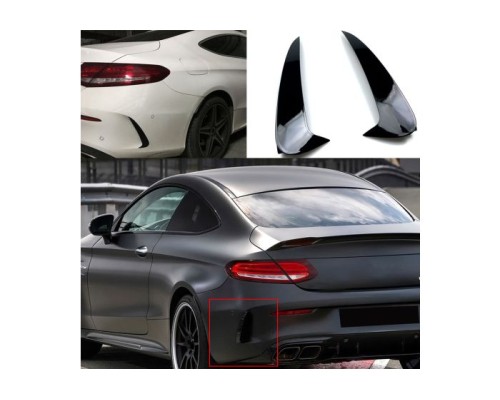 Spoilery do zadního nárazníku Mercedes Benz C C205/A205 (aero flaps)