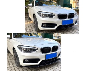 Přední spoilery BMW 1 F20/F21 (2015-2019) Urban line černé lesklé