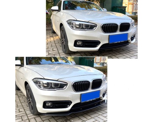 Přední spoilery BMW 1 F20/F21 (2015-2019) Urban line černé lesklé