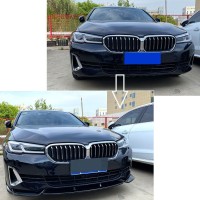Přední spoiler BMW 5 G30 (2020+) Luxury Line Paket - černý lesklý