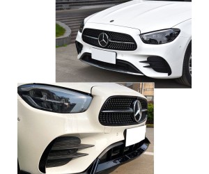 Přední spoiler Mercedes Benz E W213/C238 (2020+) AMG Line - černý lesklý
