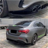 Splitter spoiler do zadního nárazníku Mercedes Benz V177 (A35 & A45 AMG)