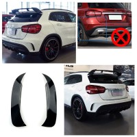 Spoilery do zadního nárazníku Mercedes Benz GLA X156 (aero flaps)