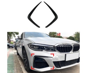 Sportovní spoilery BMW 3 G20/G21 (2019-2022) černé lesklé (M-paket)