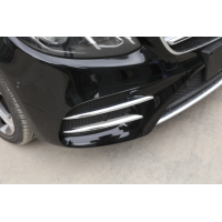 Spoilery do předního nárazníku Mercedes Benz E (W213/S213/C238) chrom (4 ks)