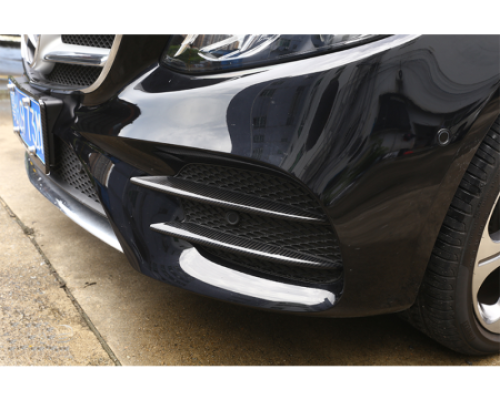 Spoilery do předního nárazníku Mercedes Benz E (W213/S213/C238) carbon (4 ks)