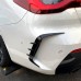 Sportovní spoilery se žebry do zadního nárazníku BMW 4 G22/G23