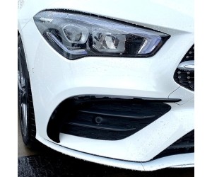 Sportovní spoilery Mercedes CLA C118 AMG line (aero flaps) černé lesklé