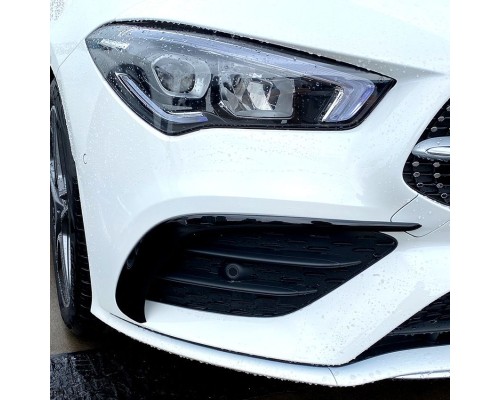 Sportovní spoilery Mercedes CLA C118 AMG line (aero flaps) černé lesklé