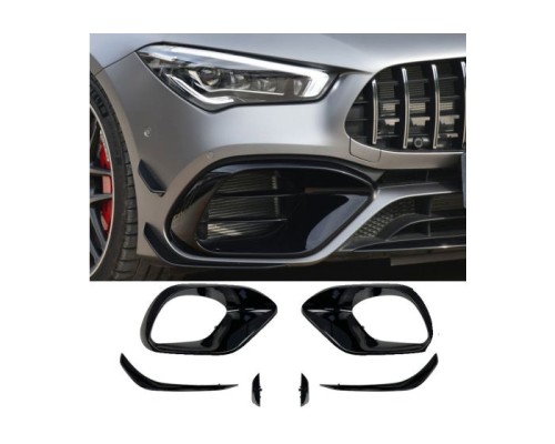 Sportovní spoilery Mercedes CLA C118/X118 45 AMG (aero flaps) černé lesklé