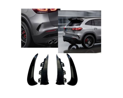 Sportovní spoilery do zadního nárazníku Mercedes Benz GLA H247 (AMG line)