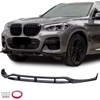 Přední spoiler/splitter BMW X3 G01 (2017-2021) s M-Sport paketem - černý lesklý