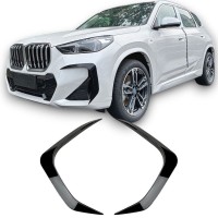 Sportovní spoilery do předního nárazníku BMW X1 U11 (2022+) - černé lesklé
