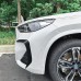 Sportovní spoilery do předního nárazníku BMW X1 U11 (2022+) - černé lesklé