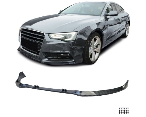 Přední  lipa spoiler Audi A5 8T 8F (2011-2017) - vzhled carbon